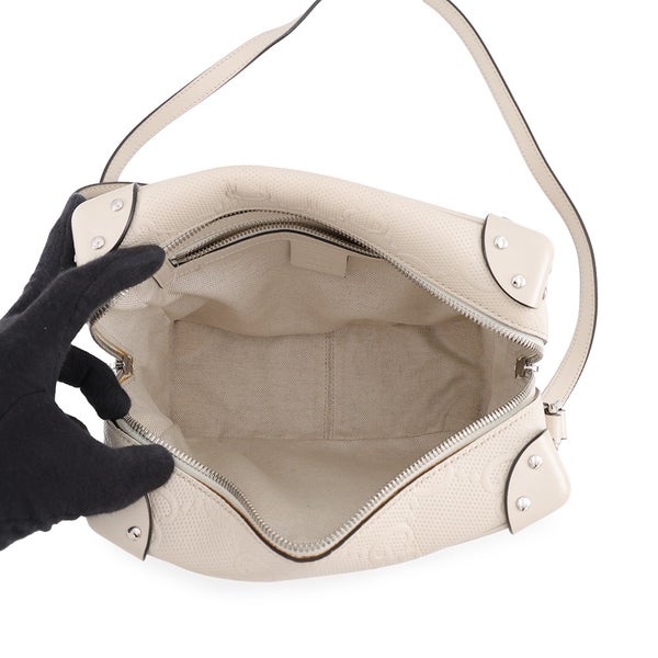 グッチ ショルダーバッグ GGエンボス レザー 626363 GUCCI バッグ 白