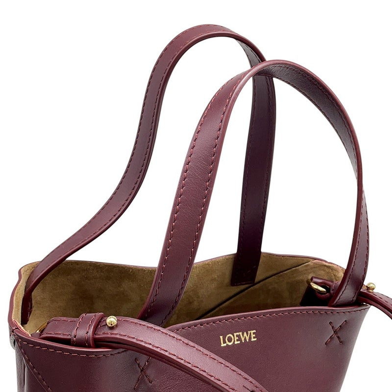 ロエベ トートバッグ パズルフォルド トート ミニ シャイニーカーフレザー A657V25X01 LOEWE 2way