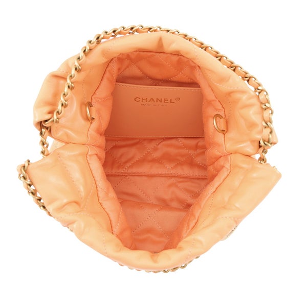 シャネル ハンドバッグ CHANEL22 ミニ ココマーク シャイニーカーフレザー AS3980 CHANEL 2wayショルダー