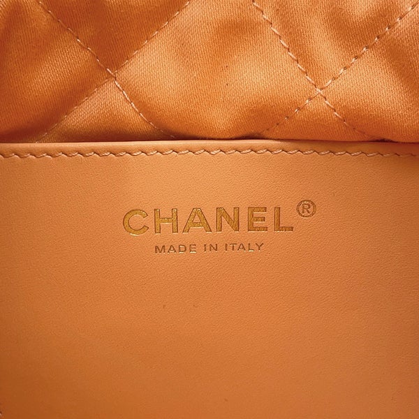 シャネル ハンドバッグ CHANEL22 ミニ ココマーク シャイニーカーフレザー AS3980 CHANEL 2wayショルダー