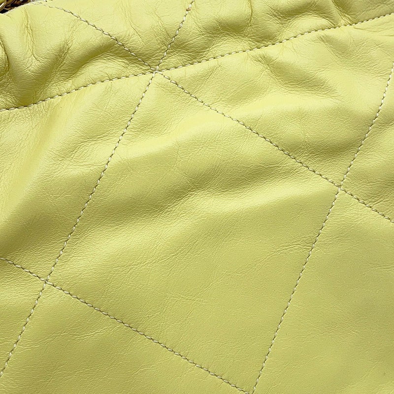 シャネル ハンドバッグ CHANEL 22 ミニ ココマーク シャイニーカーフレザー AS3980 CHANEL 2wayショルダーバッグ