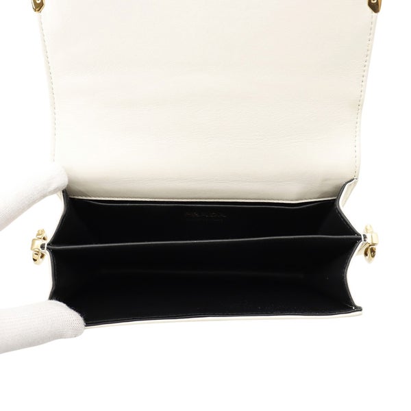 プラダ ショルダーバッグ キルティング レザー 1BD333 PRADA バッグ 白
