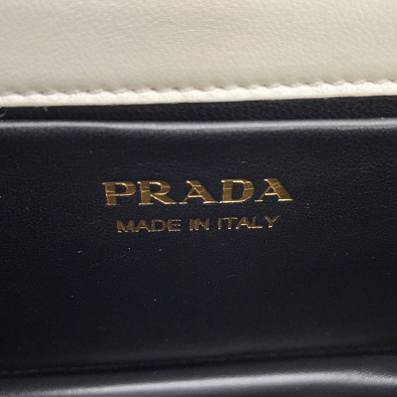 プラダ ショルダーバッグ キルティング レザー 1BD333 PRADA バッグ 白