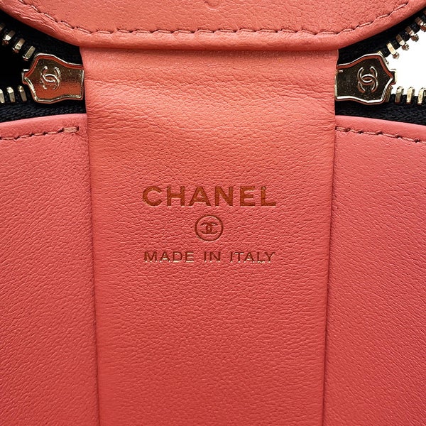 シャネル チェーンショルダーバッグ マトラッセ ココマーク バニティ パテント AP2873 CHANEL 黒 セール品
