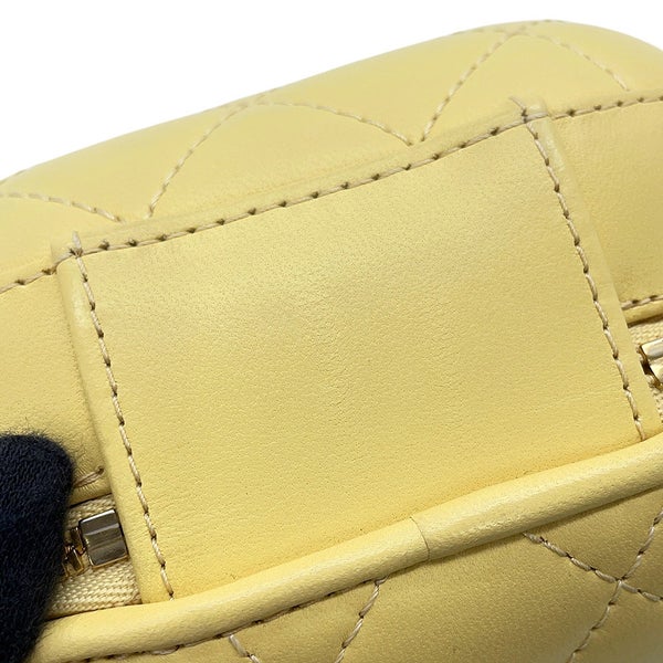 シャネル チェーンショルダーバッグ マトラッセ ココマーク バニティ レザー AP2699 CHANEL