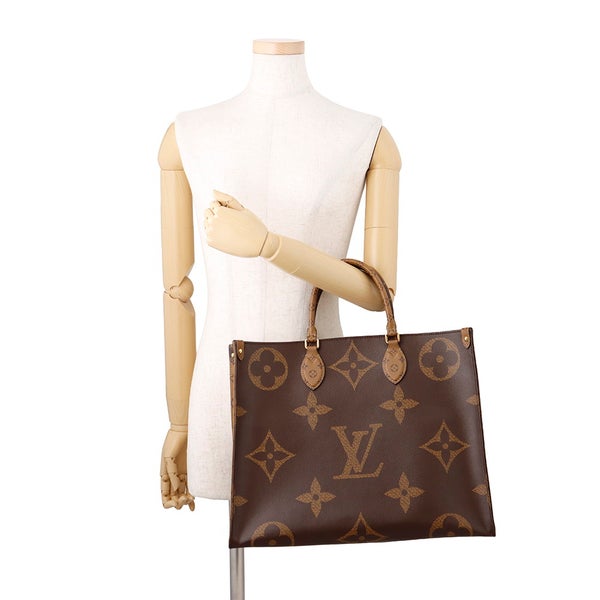 ルイヴィトン ショルダーバッグ モノグラム・リバース ジャイアント オンザゴーGM M44576 LOUIS VUITTON 2way