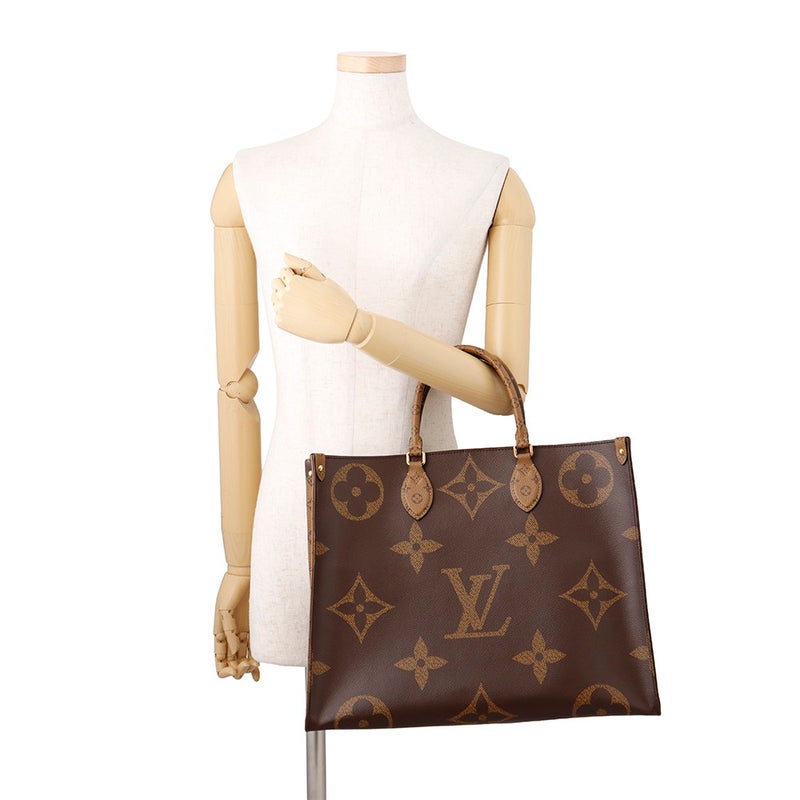 ルイヴィトン ショルダーバッグ モノグラム・リバース ジャイアント オンザゴーGM M44576 LOUIS VUITTON 2way