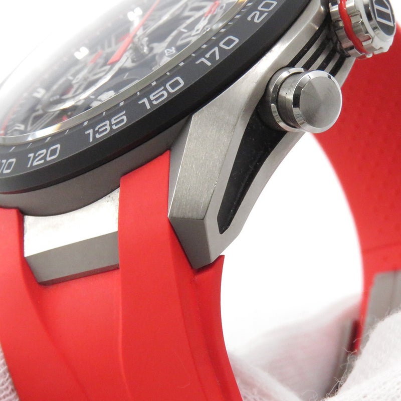 タグホイヤー カレラ クロノグラフ エクストリームスポーツ TAG Heuer 腕時計 スケルトン/レッド文字盤