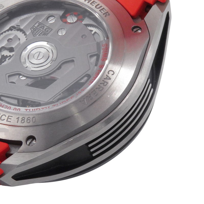 タグホイヤー カレラ クロノグラフ エクストリームスポーツ TAG Heuer 腕時計 スケルトン/レッド文字盤