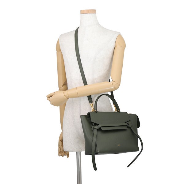 セリーヌ ハンドバッグ ベルトバッグ マイクロ レザー 189153 CELINE 2wayショルダ