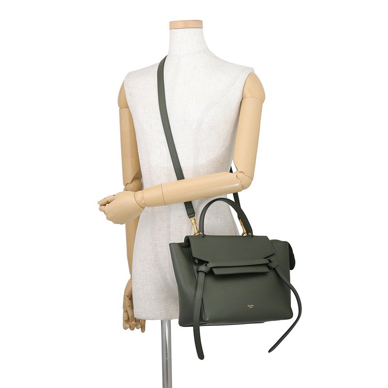 セリーヌ ハンドバッグ ベルトバッグ マイクロ レザー 189153 CELINE 2wayショルダ