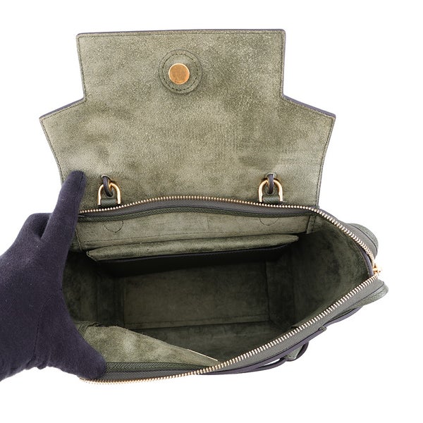 セリーヌ ハンドバッグ ベルトバッグ マイクロ レザー 189153 CELINE 2wayショルダ