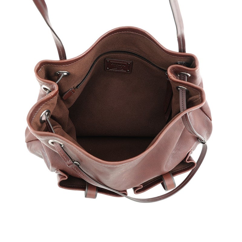 プラダ ショルダーバッグ ルート ラージ レザー ロゴ 1BC293 PRADA ２way