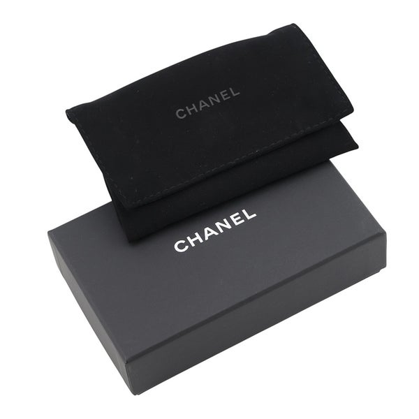 シャネル カードケース ボーイシャネル ココマーク マトラッセ ラムスキン A80603 CHANEL 財布 メタリック 名刺入れ