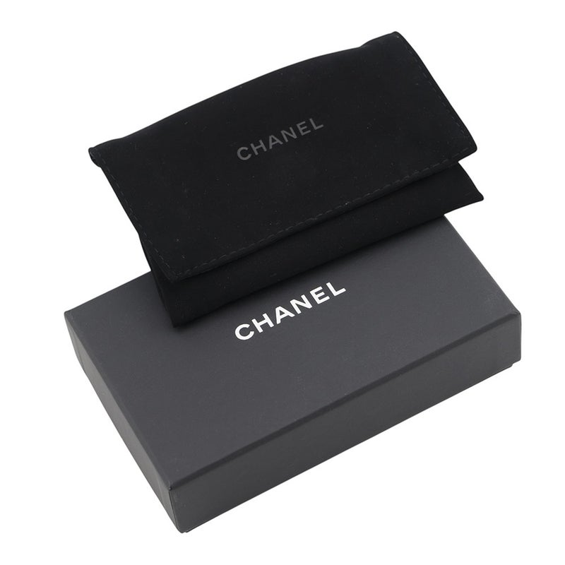 シャネル カードケース ボーイシャネル ココマーク マトラッセ ラムスキン A80603 CHANEL 財布 メタリック 名刺入れ