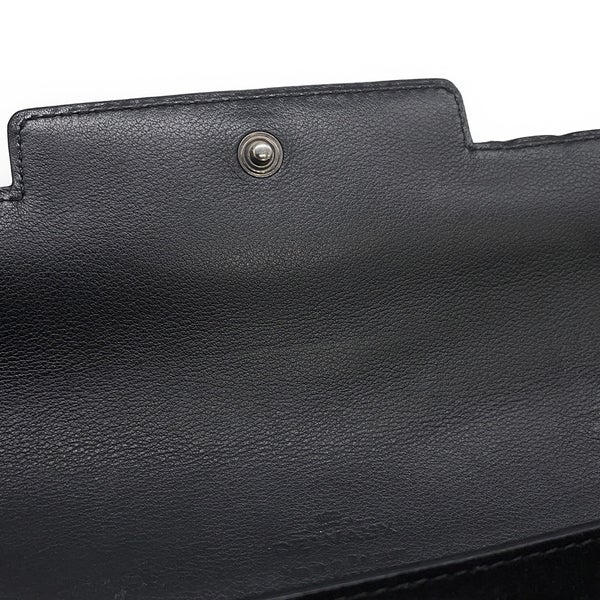 デルヴォー チェーンウォレット タンペート クロコダイル スエード Delvaux 財布 黒