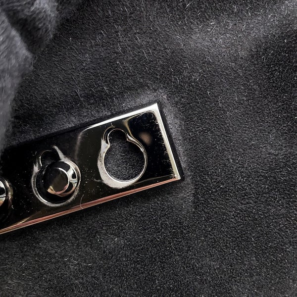 デルヴォー チェーンウォレット タンペート クロコダイル スエード Delvaux 財布 黒