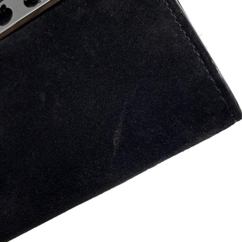 デルヴォー チェーンウォレット タンペート クロコダイル スエード Delvaux 財布 黒
