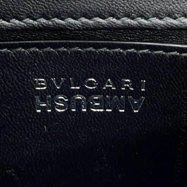 ブルガリ ショルダーバッグ アンブッシュコラボ レザー BVLGARI 3way クラッチ ベルト バッグ 黒