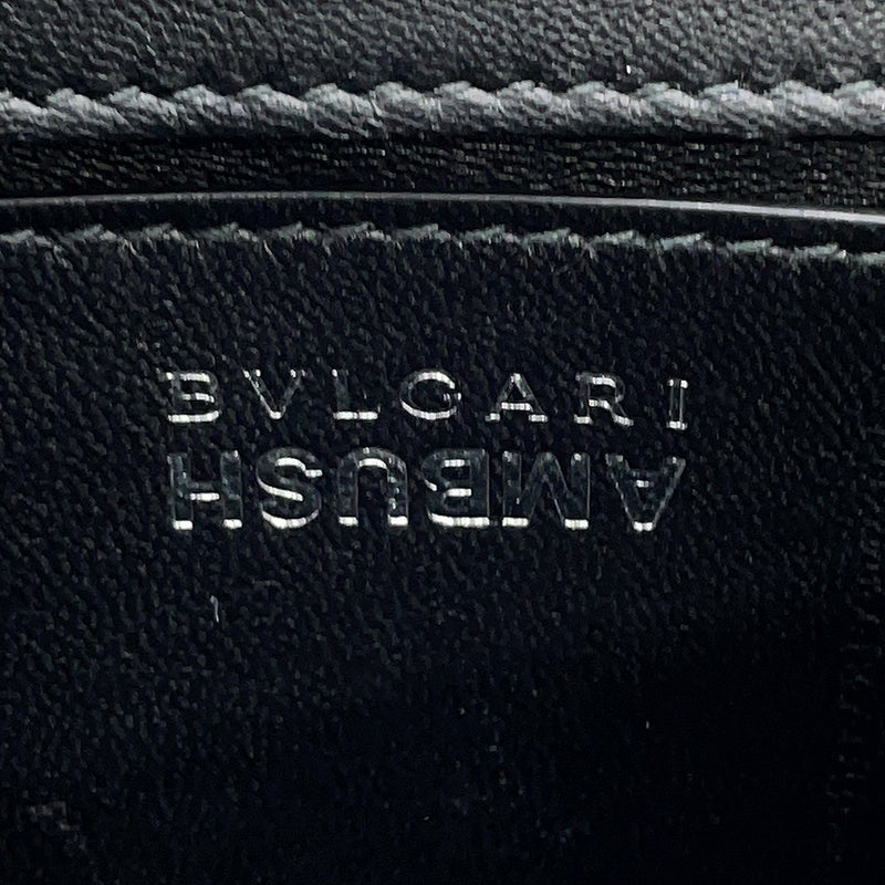 ブルガリ ショルダーバッグ アンブッシュコラボ レザー BVLGARI 3way クラッチ ベルト バッグ 黒
