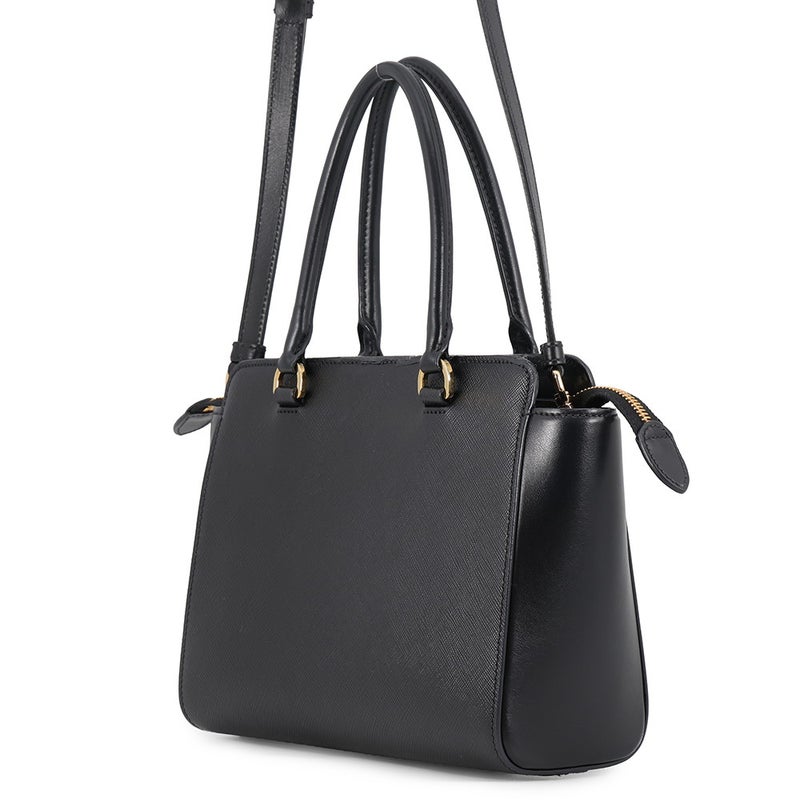 プラダ ハンドバッグ トライアングルロゴ レザー 1BA409 PRADA ２wayショルダー 黒