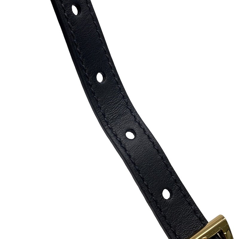プラダ ハンドバッグ トライアングルロゴ レザー 1BA409 PRADA ２wayショルダー 黒