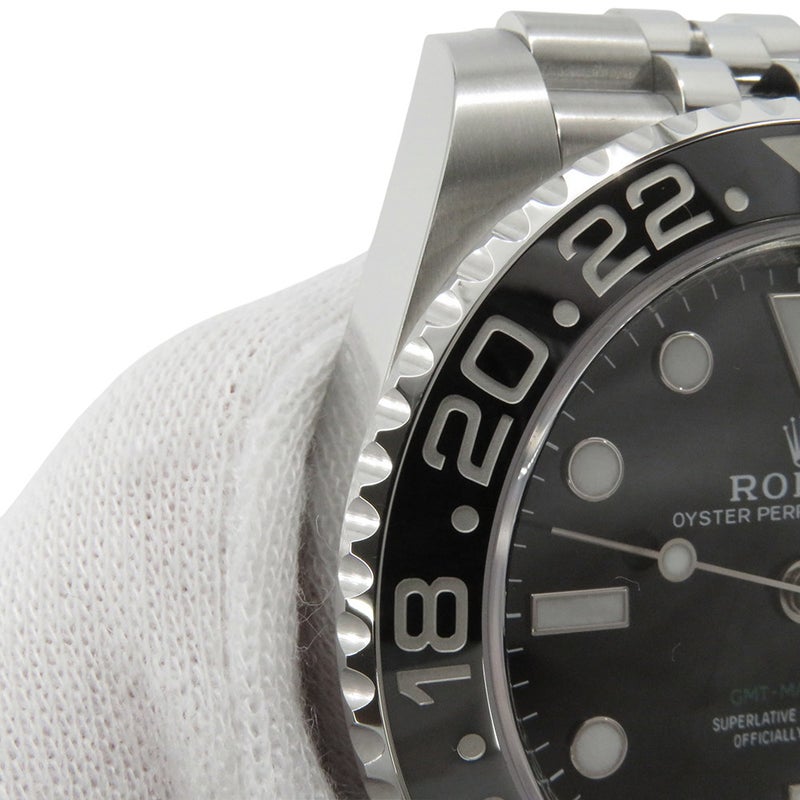 ロレックス GMTマスター2 ランダムシリアル ルーレット 126710GRNR ROLEX 腕時計 黒文字盤
