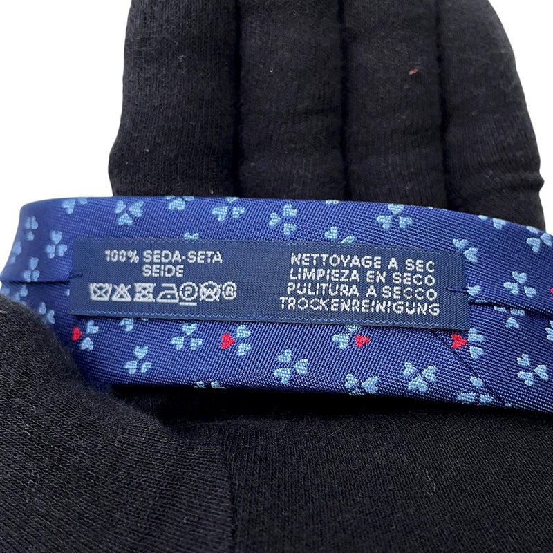 エルメス ネクタイ トロワ デ クール クローバー ハート シルク HERMES メンズ