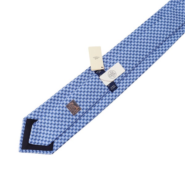 エルメス ネクタイ Hパール シルク HERMES メンズ