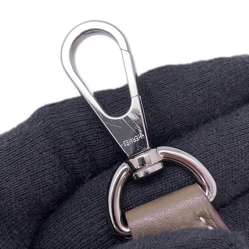 エルメス ショルダーバッグ エブリンTPM 111cm エトゥープ/ブルーインディゴ/シルバー金具 トリヨンクレマンス U刻印 HERMES Evelyne