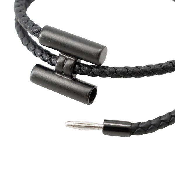 エルメス ブレスレット トゥルニ トレッセ ブラック/ブラック金具 スイフト HERMES アクセサリー メンズ 黒