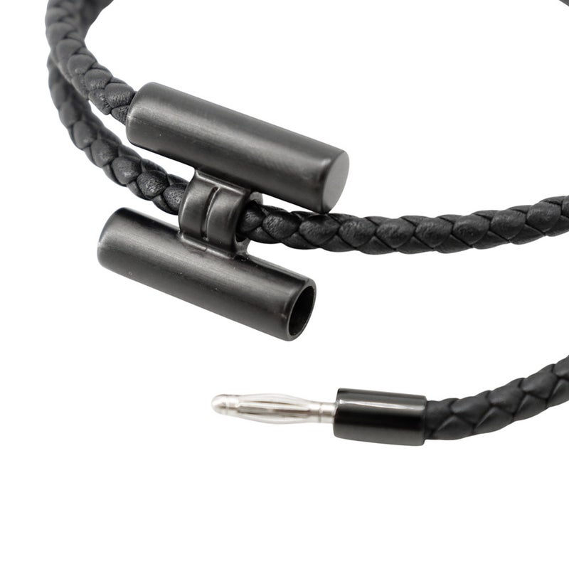 エルメス ブレスレット トゥルニ トレッセ ブラック/ブラック金具 スイフト HERMES アクセサリー メンズ 黒