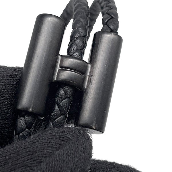 エルメス ブレスレット トゥルニ トレッセ ブラック/ブラック金具 スイフト HERMES アクセサリー メンズ 黒