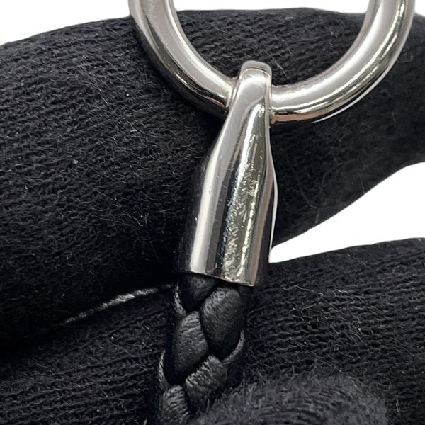 エルメス ブレスレット グレナン ブラック/シルバー金具 スイフト  HERMES アクセサリー メンズ 黒