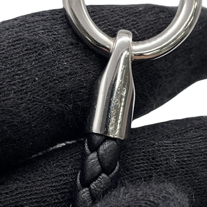 エルメス ブレスレット グレナン ブラック/シルバー金具 スイフト  HERMES アクセサリー メンズ 黒