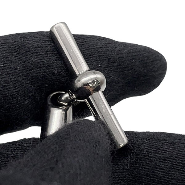 エルメス ブレスレット グレナン ブラック/シルバー金具 スイフト  HERMES アクセサリー メンズ 黒