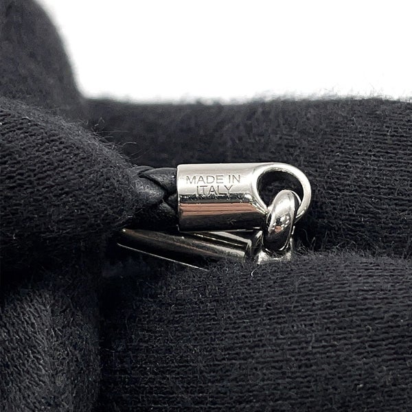 エルメス ブレスレット グレナン ブラック/シルバー金具 スイフト  HERMES アクセサリー メンズ 黒