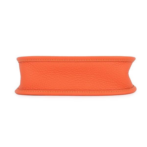 エルメス ショルダーバッグ エブリンTPM 111cm オレンジ/シルバー金具 トリヨンクレマンス G刻印 HERMES Evelyne