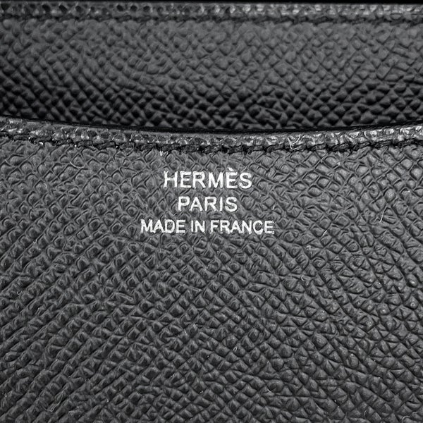 エルメス ショルダーバッグ ミニ コンスタンス3 ミロワール ブラック/シルバー金具 エプソン G刻印 HERMES 黒