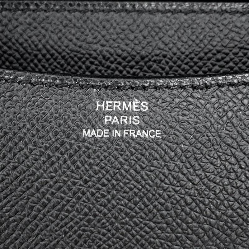エルメス ショルダーバッグ ミニ コンスタンス3 ミロワール ブラック/シルバー金具 エプソン G刻印 HERMES 黒