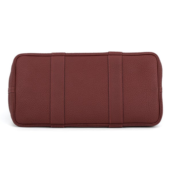 エルメス トートバッグ ガーデンパーティPM ルージュアッシュ/シルバー金具 ネゴンダ K刻印 HERMES Garden Party