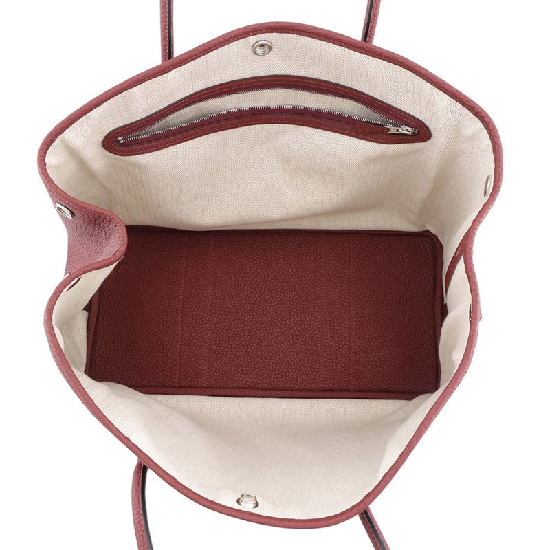 エルメス トートバッグ ガーデンパーティPM ルージュアッシュ/シルバー金具 ネゴンダ K刻印 HERMES Garden Party