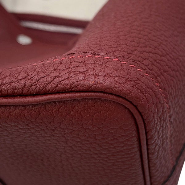 エルメス トートバッグ ガーデンパーティPM ルージュアッシュ/シルバー金具 ネゴンダ K刻印 HERMES Garden Party