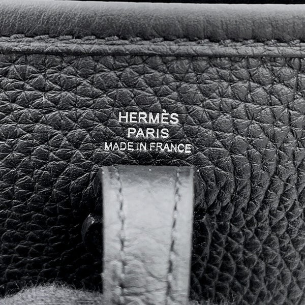 エルメス ショルダーバッグ エブリンTPM 111cm アマゾン ブラック/シルバー金具 トリヨンクレマンス G刻印 HERMES 黒