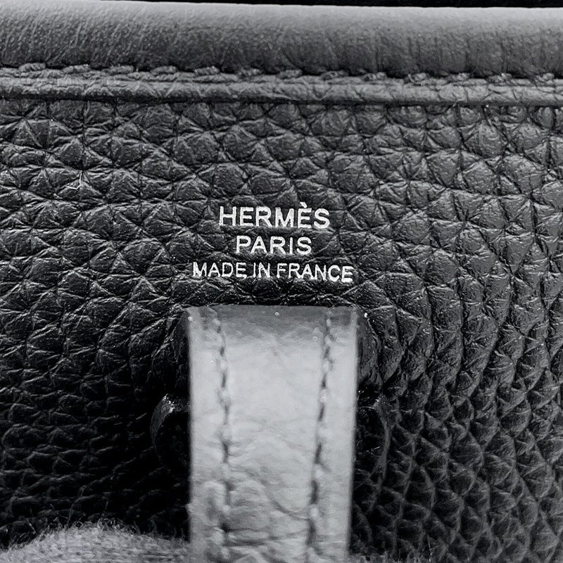 エルメス ショルダーバッグ エブリンTPM 111cm アマゾン ブラック/シルバー金具 トリヨンクレマンス G刻印 HERMES 黒