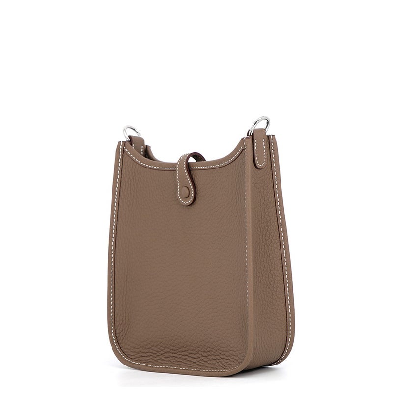 エルメス ショルダーバッグ エブリンTPM 111cm アマゾン エトゥープ/シルバー金具 トリヨンクレマンス G刻印 HERMES