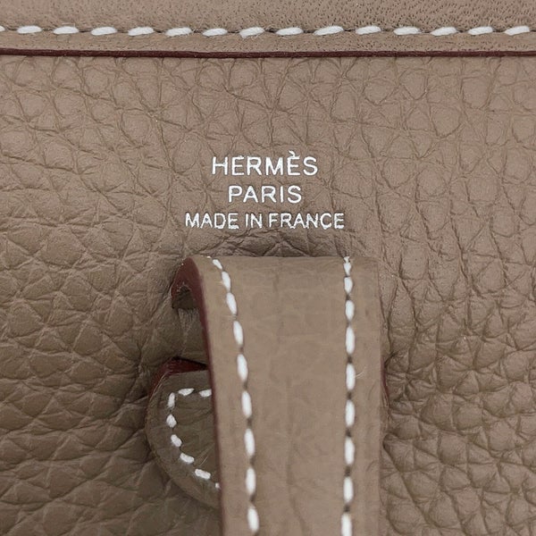 エルメス ショルダーバッグ エブリンTPM 111cm アマゾン エトゥープ/シルバー金具 トリヨンクレマンス G刻印 HERMES