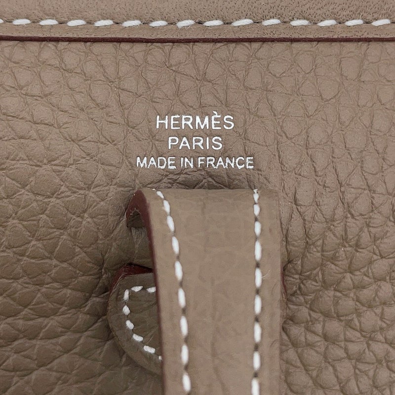 エルメス ショルダーバッグ エブリンTPM 111cm アマゾン エトゥープ/シルバー金具 トリヨンクレマンス G刻印 HERMES
