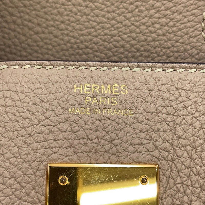 エルメス バーキン30 トゥルティエールグレー/ゴールド金具 トゴ T刻印 HERMES Birkin ハンドバッグ