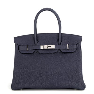 Hermès Birkin 30 Bleu Nuit Togo Palladium